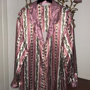 Vintage Silk Buttondown